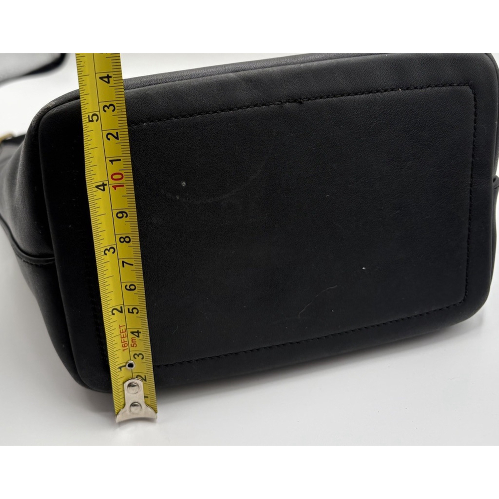 Vintage Coach Legacy 9823 Black Leather Shoulder Bag Minimalist 90s Made in USA - Picture 15 of 15